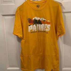 San Diego Padres shirt 47 brand; vintage; men's large L/LG